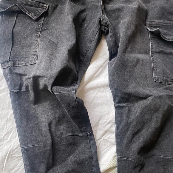 indigo wisdom Other - Men's Gray hemmed Cargo Pants